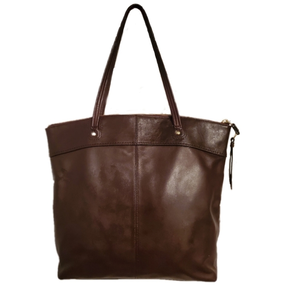 Coach Laura  Dark Brown Leather Tote #18336 - Picture 4 of 12